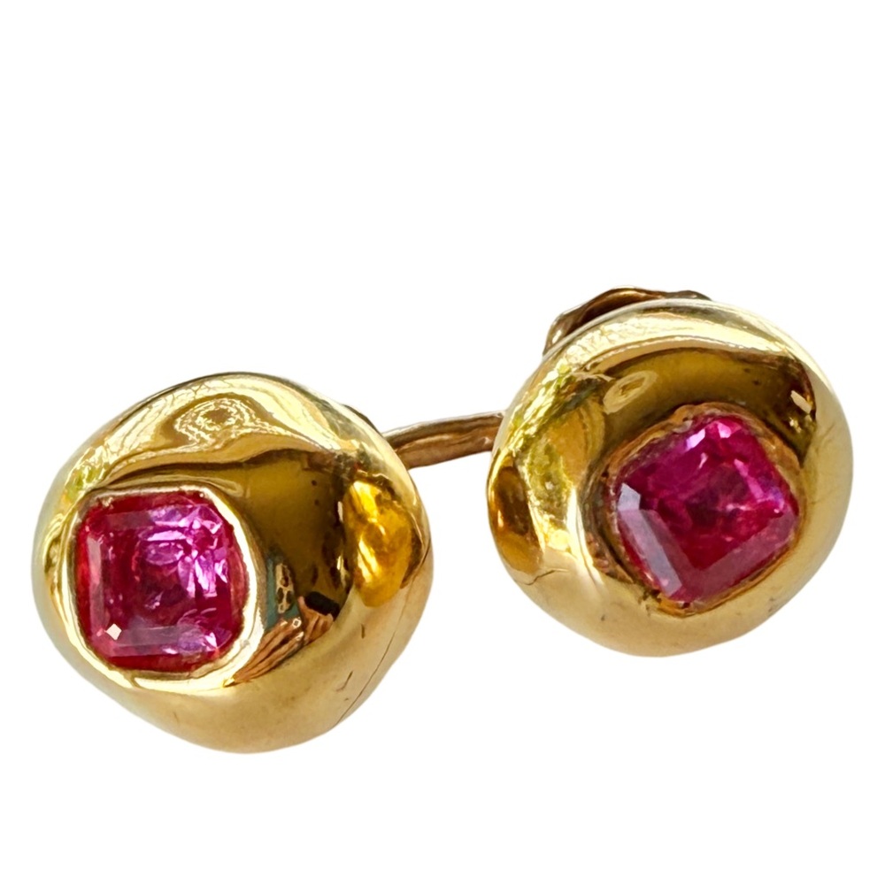 New Sonia Boyajian Snake Eyes Bronze Porcelain Pink CZ Cocktail Knuckle Ring 7